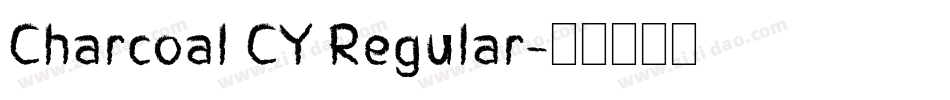 Charcoal CY Regular字体转换